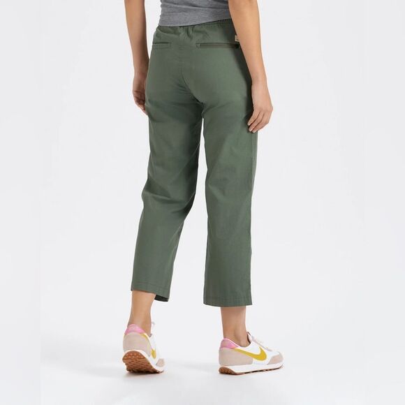 NWT Vuori Women’s Ripstop Wideleg Pants Army Green XS Hiking Outdoors Camping - Picture 2 of 4